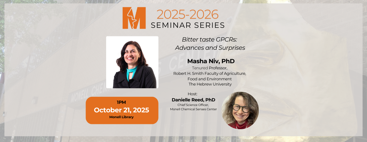Monell Seminar: Masha Niv, PhD